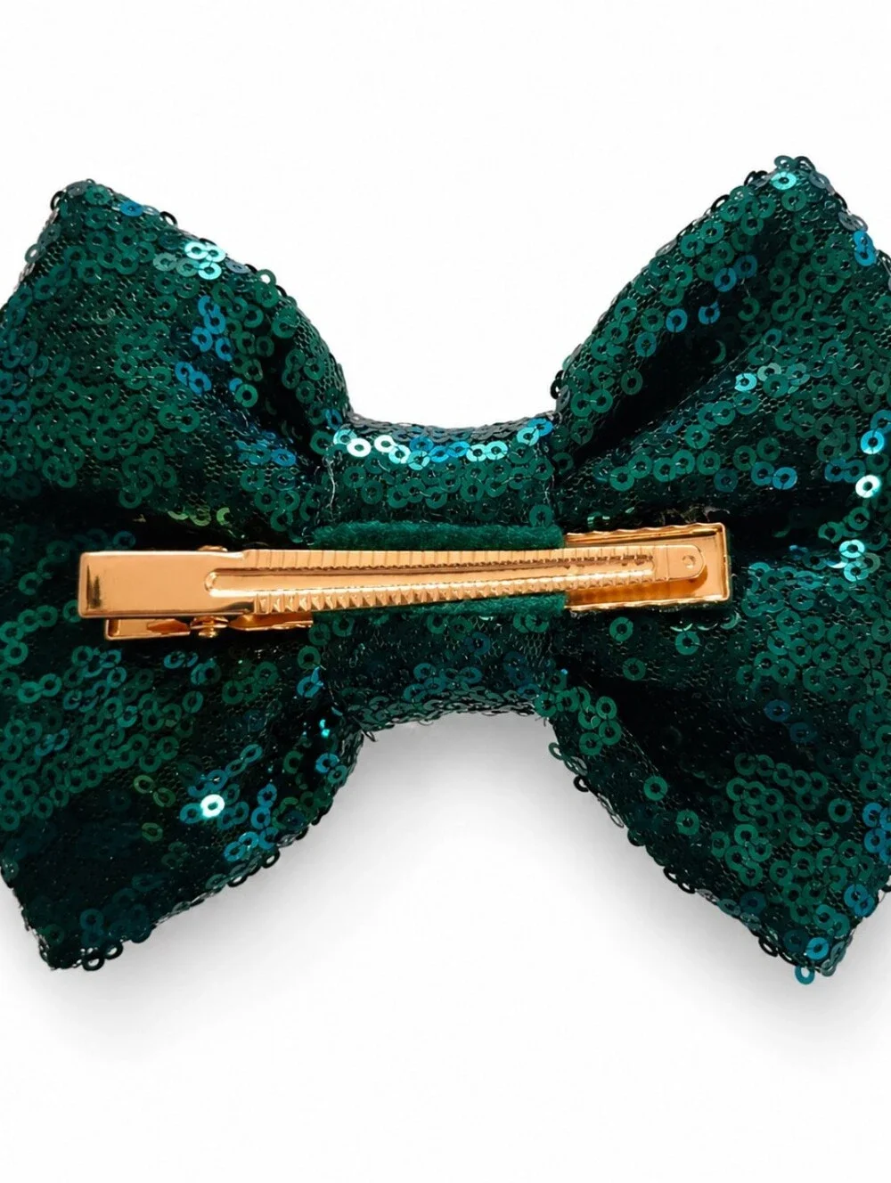 Handmade Bow Sparkling Teal Sequin Bow For Special Occasions 🎀✨